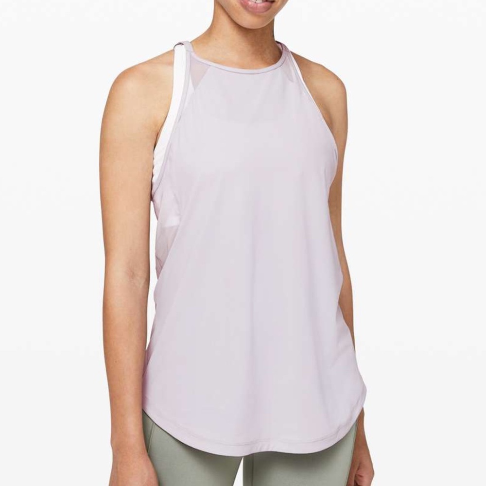 Lululemon Run Off-Route Tank In Iced Iris
